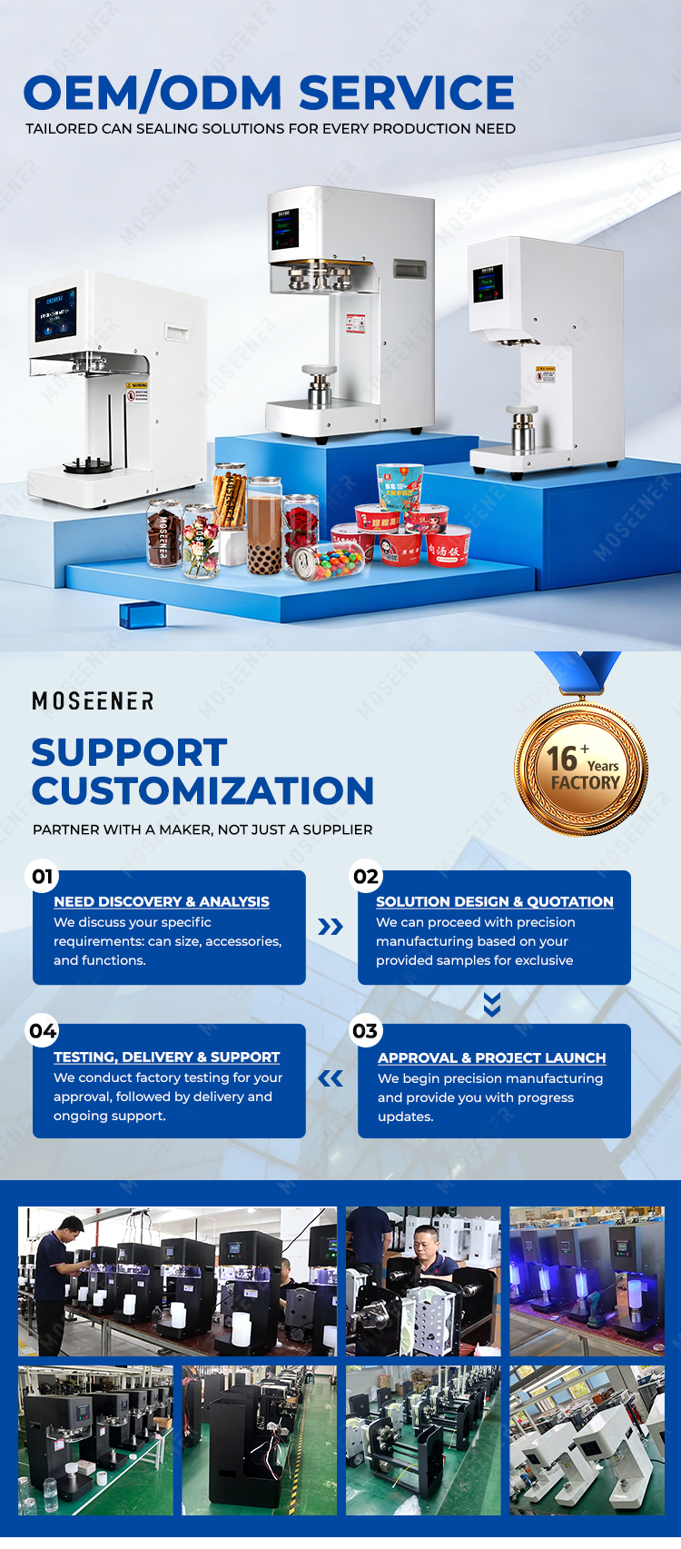 Sealing Machine Production Details 1