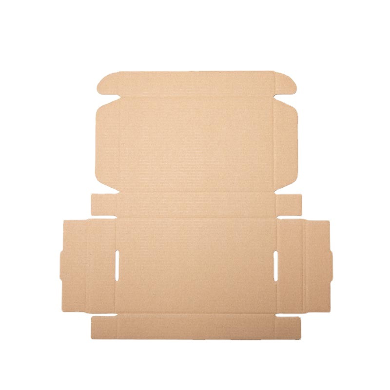In-stock 3-layers Corrugated Mailer Box Airplane Boxes For Consumer Electronics Corrugated Kraft Paper Square Cartons Foldable