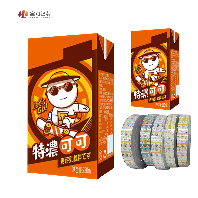 Heli 250ml Liquid Packaging for Beverage Milk Juice Wine Tea Drink