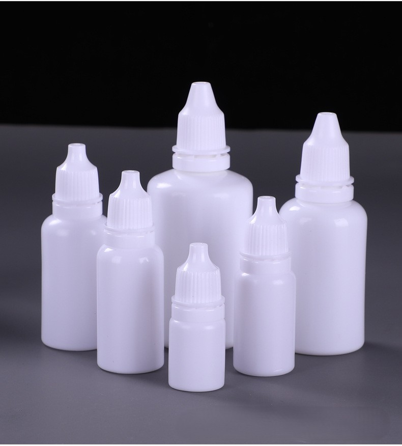 Hot Sale 10Ml 20Ml 30Ml Plastic Mini Bottles Pharmaceutical Extrusion Bottle Eye Dropper Bottles PE Plastic Packaging
