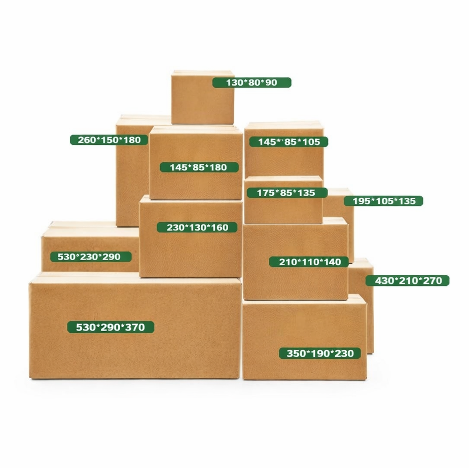 Custom Size 3 5 7 Layer Corrugated Cardboard Product Storage Commercial Kraft Paper Eco Shipping Packaging Carton Box For Pack