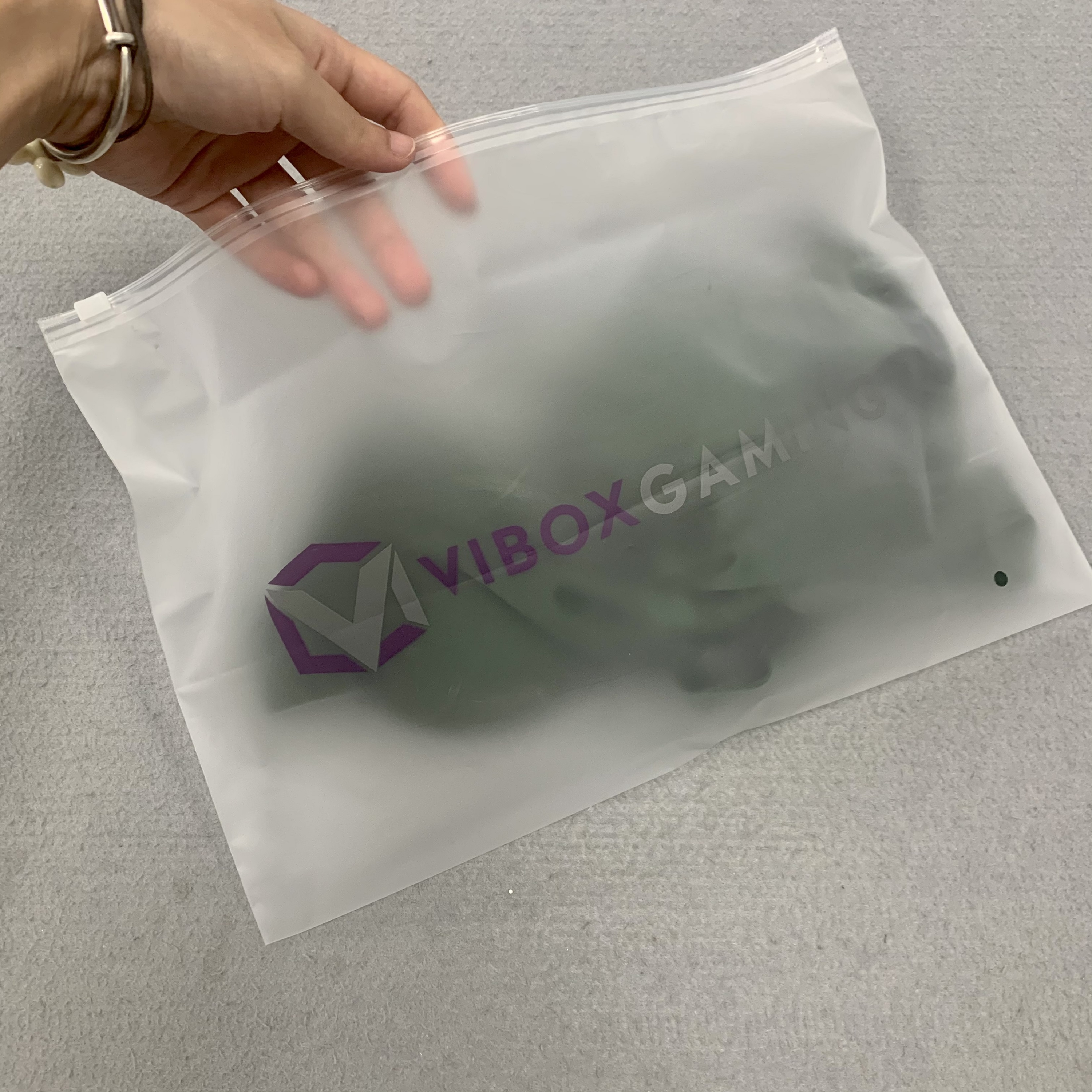 Custom Eco Friendly Frosted Zipper Bags Zip Lock T-Shirt Swimwear Clothing Packaging Bags With Logo