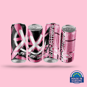 Xplicitdrink Original Energy Drink Sugar-Free Ginseng Bean Water Ingredients Bulk Box Packaging Caffeine Carbonate Additives