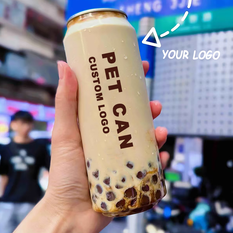 BSBH 500ml Plastic Cans For Beverage Soda Iced Coffee Cold Beer Plastic Pet Can Bottle