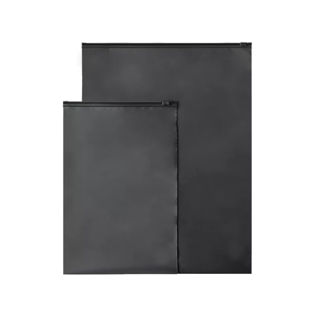 Wholesale Eco-friendly Recyclable LDPE Waterproof Zip Lock Bag Breathable Air Hole Frosted Plastic Packaging Bag Apparel