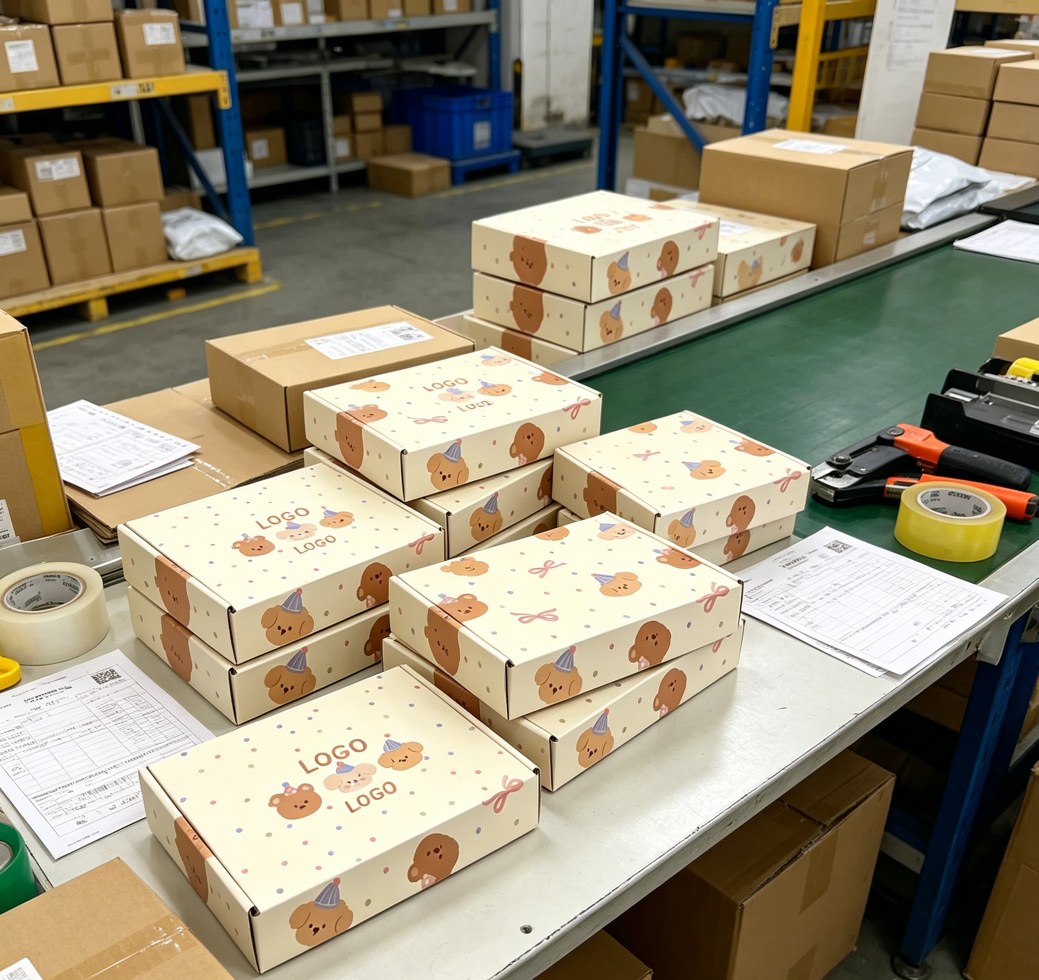 Custom Printed Corrugated Mailer Shipping Box Folding Shipping Packaging Box For Ecommerce And Retail Products
