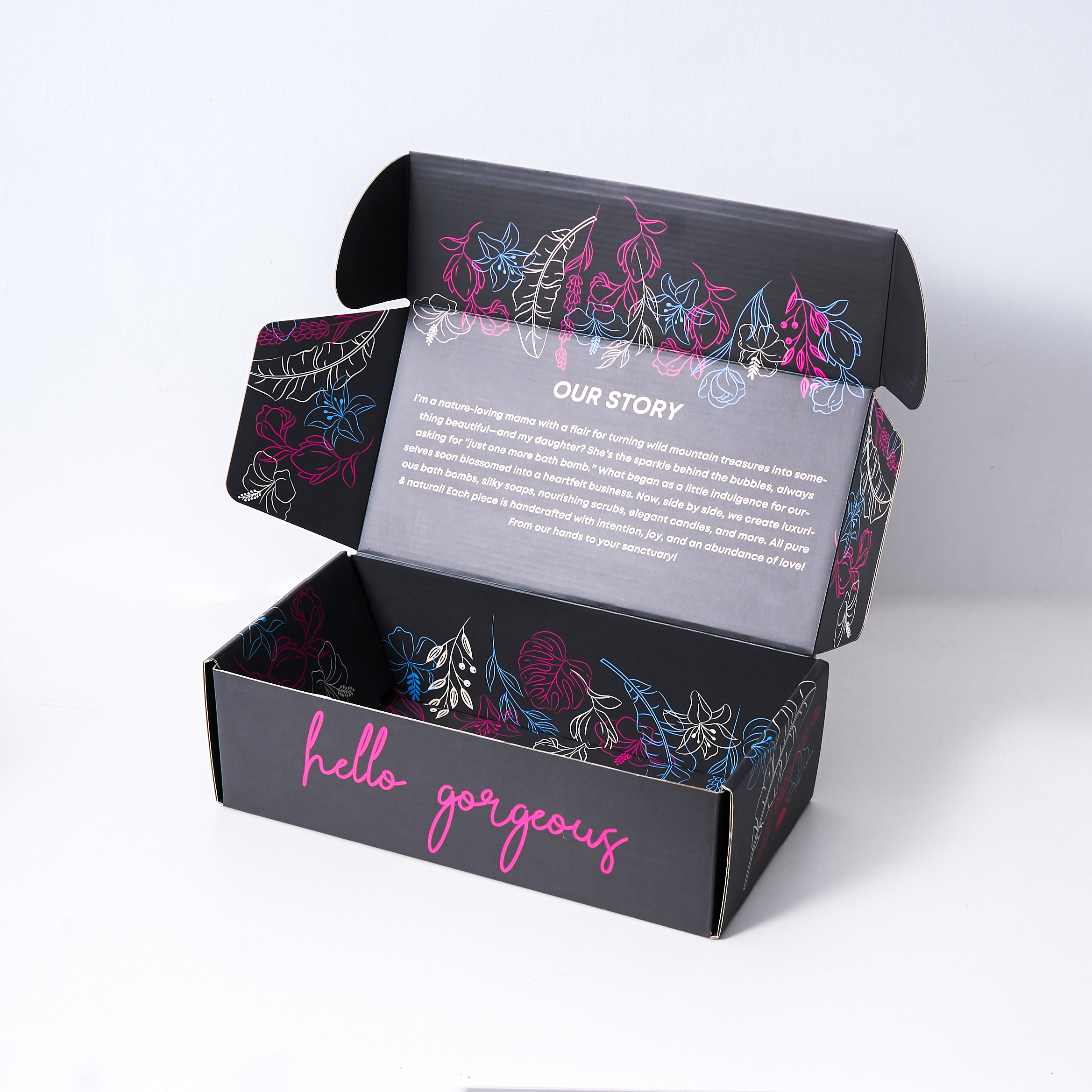 High Quality Custom Logo Corrugated Mailer Boxes Foldable Shipping Box for E-commerce Subscription Packaging Box with FSC