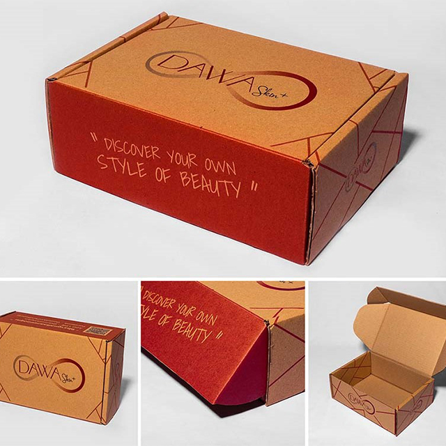 Custom Luxury Fashion Printing Recycled Gift Craft and Cupcake Kraft Packaging