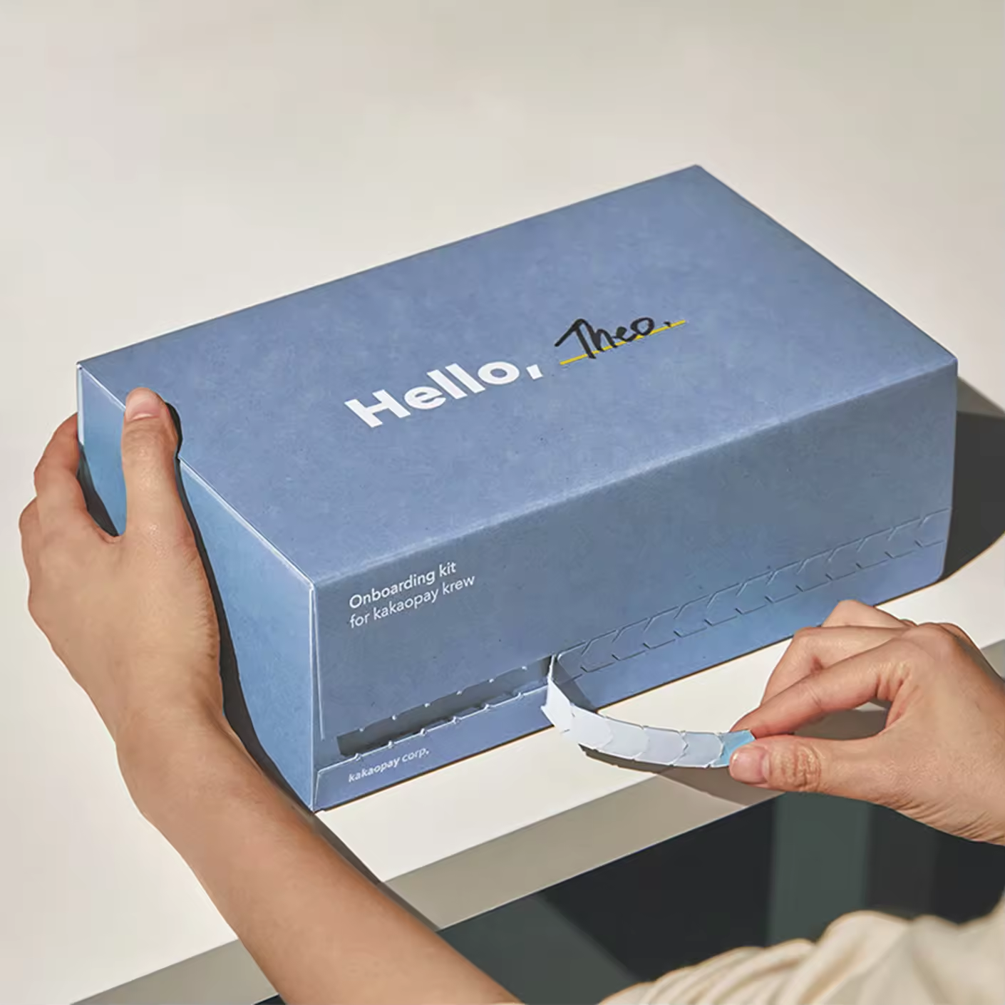 Biodegradable Wig Clothes Sweater Festive Packaging Kraft Tear Strip Paper Shipping Mailer Boxes With Custom Logo