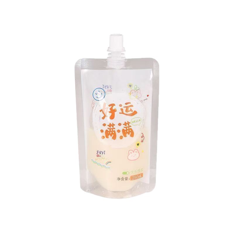 Eco Friendly Spout Pouch Stand up Bag Reusable Leak Proof Bag for Drink Condiment Packaging BPA Free Spout Stand up Pouch