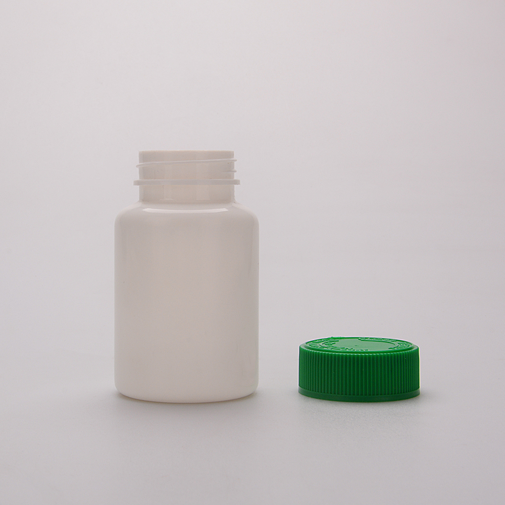 Medicine 75ml 100ml HDPE PCR Healthy OEM White High Quantity Medical Plastic Empty Vitamin Pill Capsule Bottle With CRC Cap