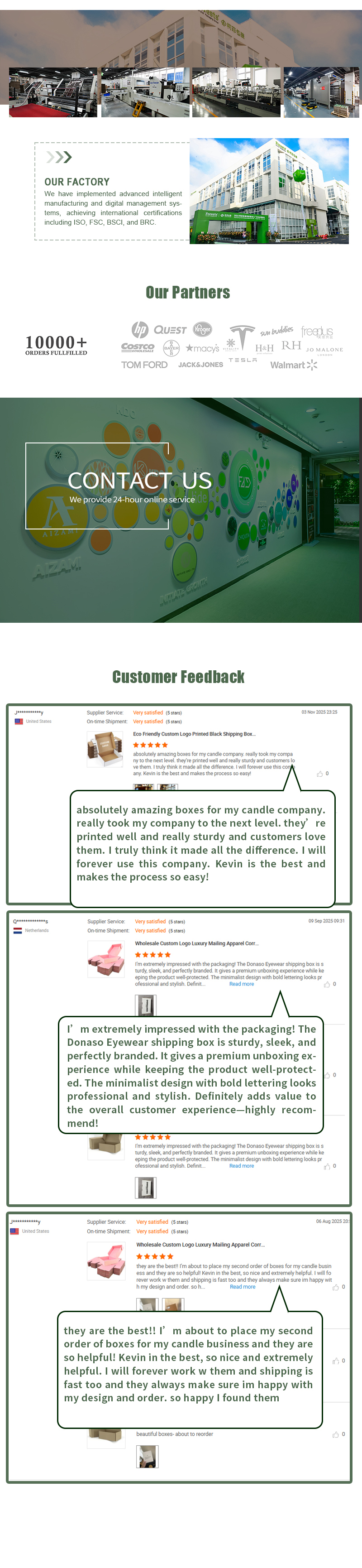 Customer Feedback