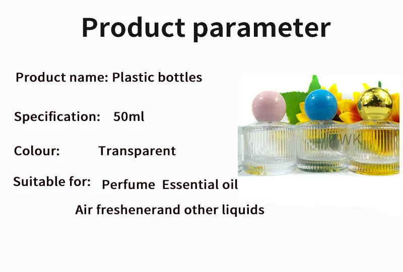 Empty Luxury Perfume Bottle Glass Bottle Packaging for Perfume with Spray