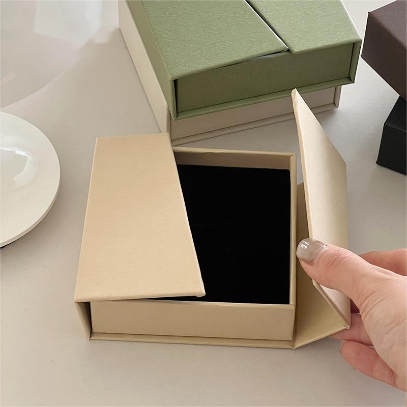 Customizable Luxury Cardboard Magnetic Jewelry Box Rigid Paper Packaging Sponge Lining Matt Lamination 2mm Recyclable Gift