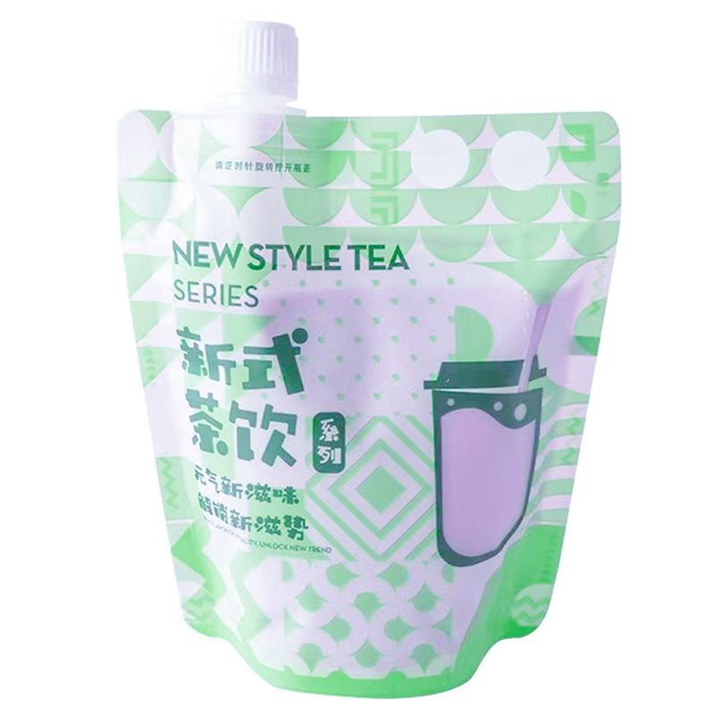200ml/380ml/500ml Transparent Spout Pouch Juice Sachet Clear Coffee Drink Cocktail Pouches with Spout for Juice