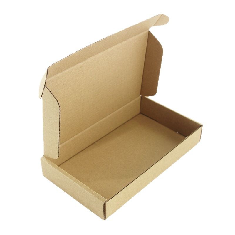 In-stock 3-layers Corrugated Mailer Box Airplane Boxes For Consumer Electronics Corrugated Kraft Paper Square Cartons Foldable