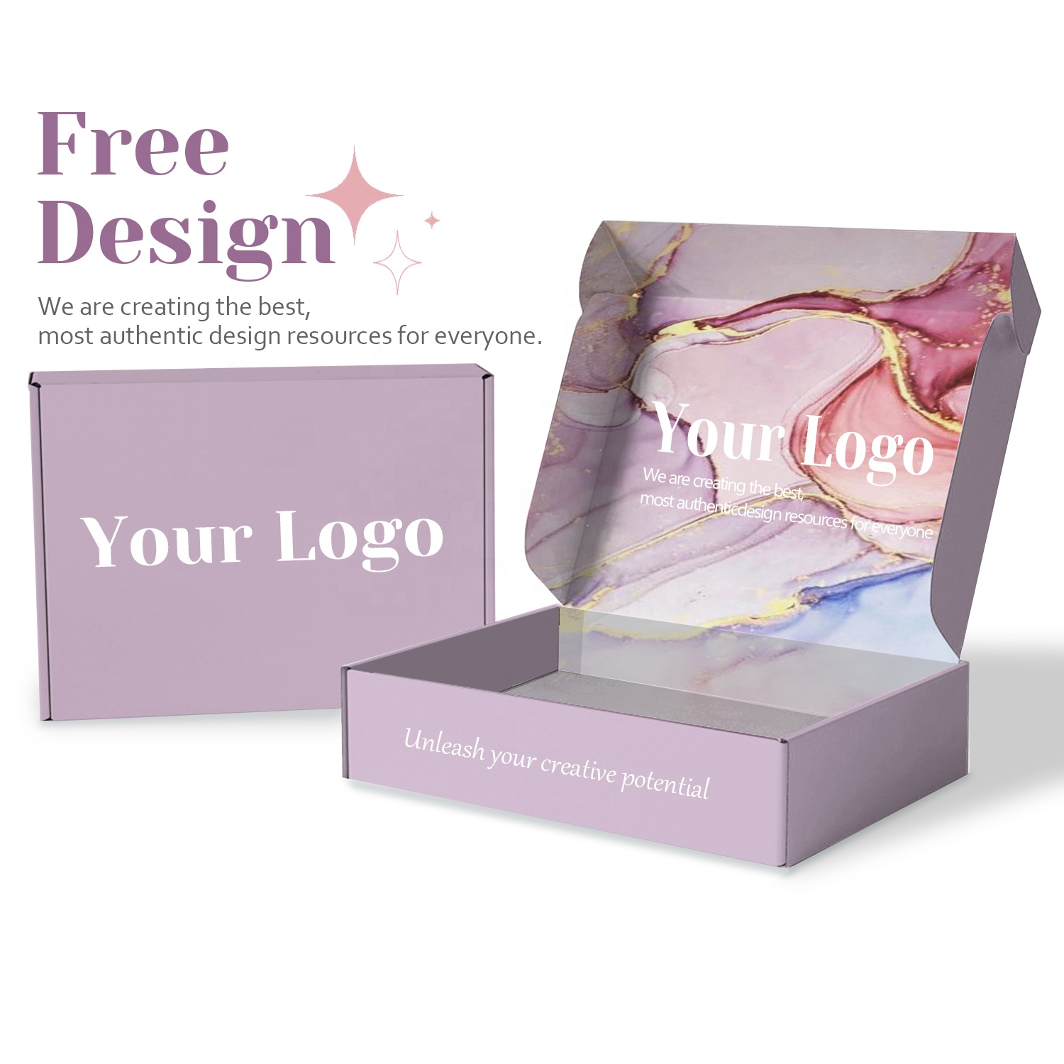 Custom Logo Best Price Good Quality Eco Friendly Cosmetic Clothing Foldable Corrugated Gift Colored Mailer Mailing Shipping Box