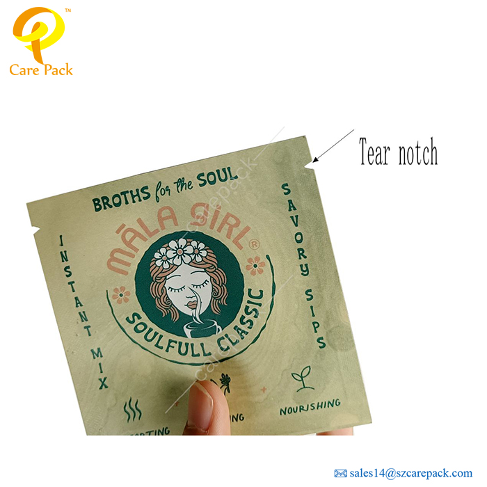 Eco-friendly Custom 100% Biodegradable Kraft Paper PLA Bag Food Packaging Cornstarch Compostable Zip Lock Packaging Bag for Food