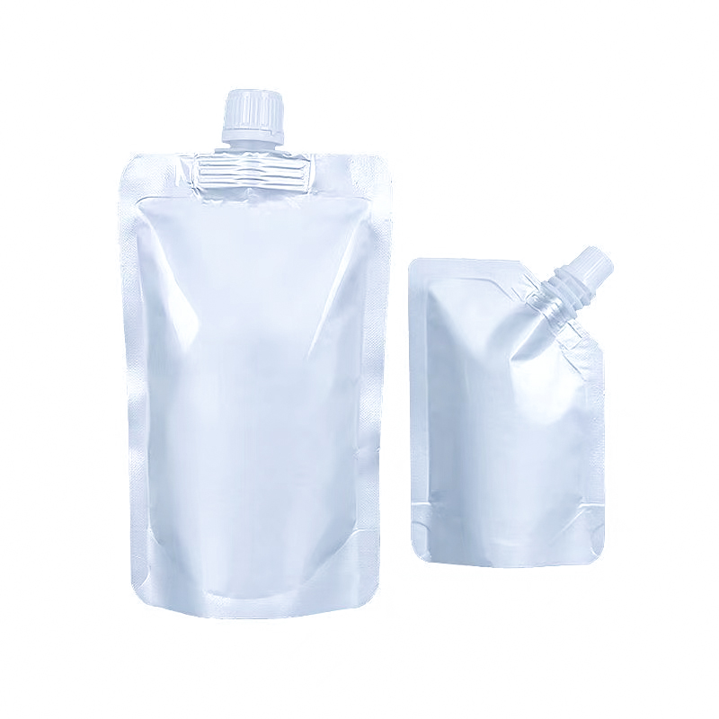 200ml/380ml/500ml Transparent Spout Pouch Juice Sachet Clear Coffee Drink Cocktail Pouches with Spout for Juice