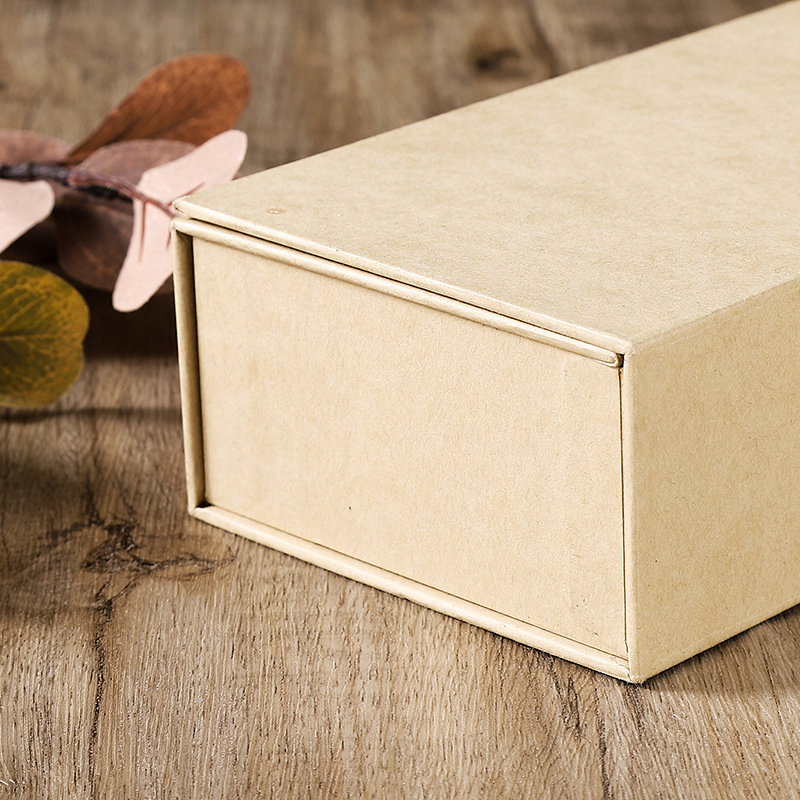 High End Kraft Customized Magnetic Close Gift Box Wine Gift Packaging
