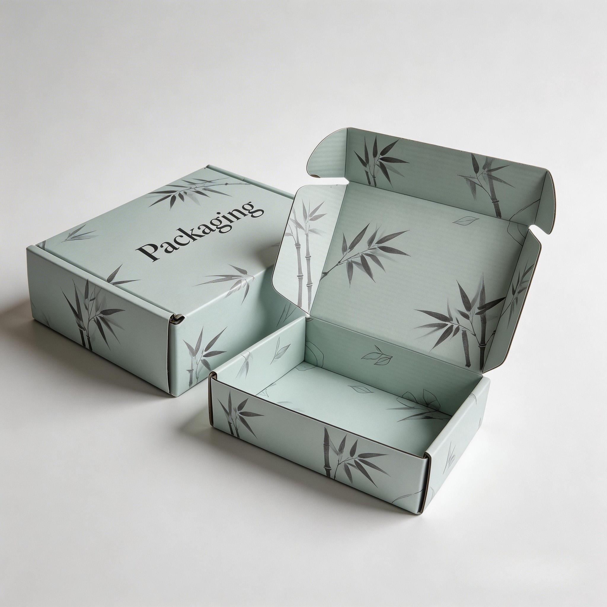 Custom Printed Boxes Corrugated Shipping Cartons Eco Friendly Biodegradable Kraft Paper Holiday Festival Gift Packaging OEM ODM