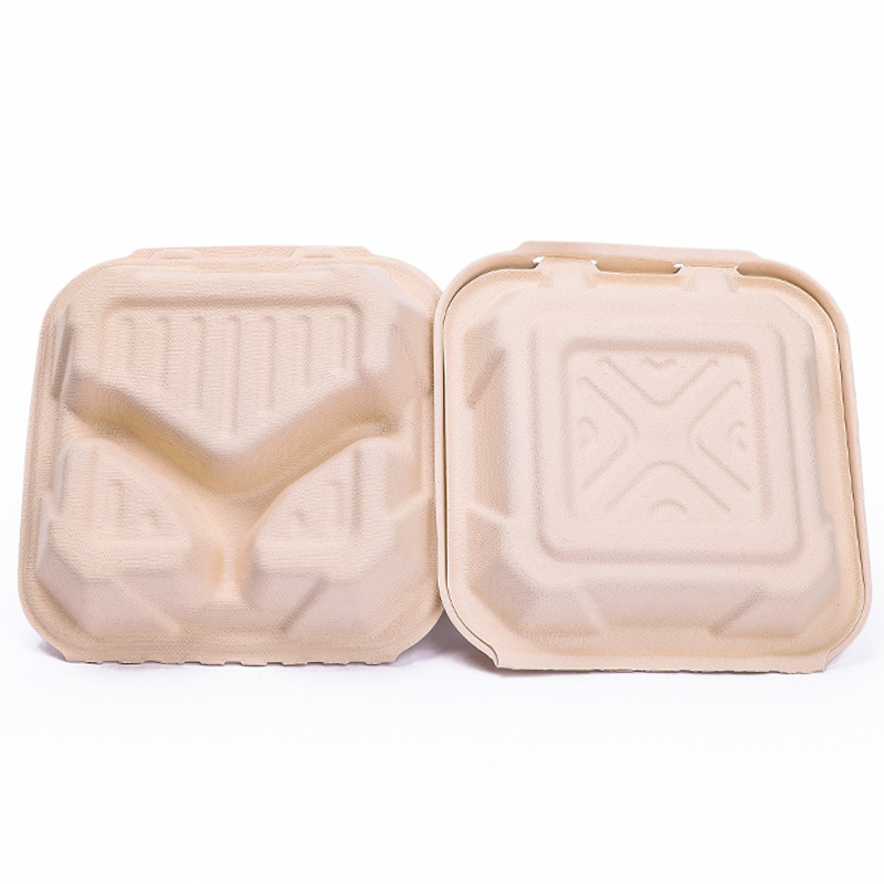 Top Sale Eco-Friendly Disposable Biodegradable Compostable Lunch Box Sugarcane Food Pack