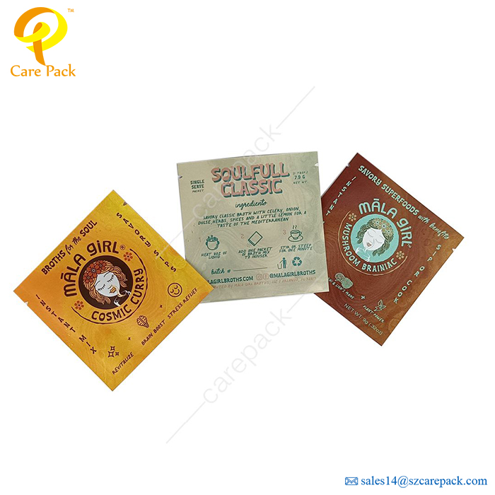 Eco-friendly Custom 100% Biodegradable Kraft Paper PLA Bag Food Packaging Cornstarch Compostable Zip Lock Packaging Bag for Food
