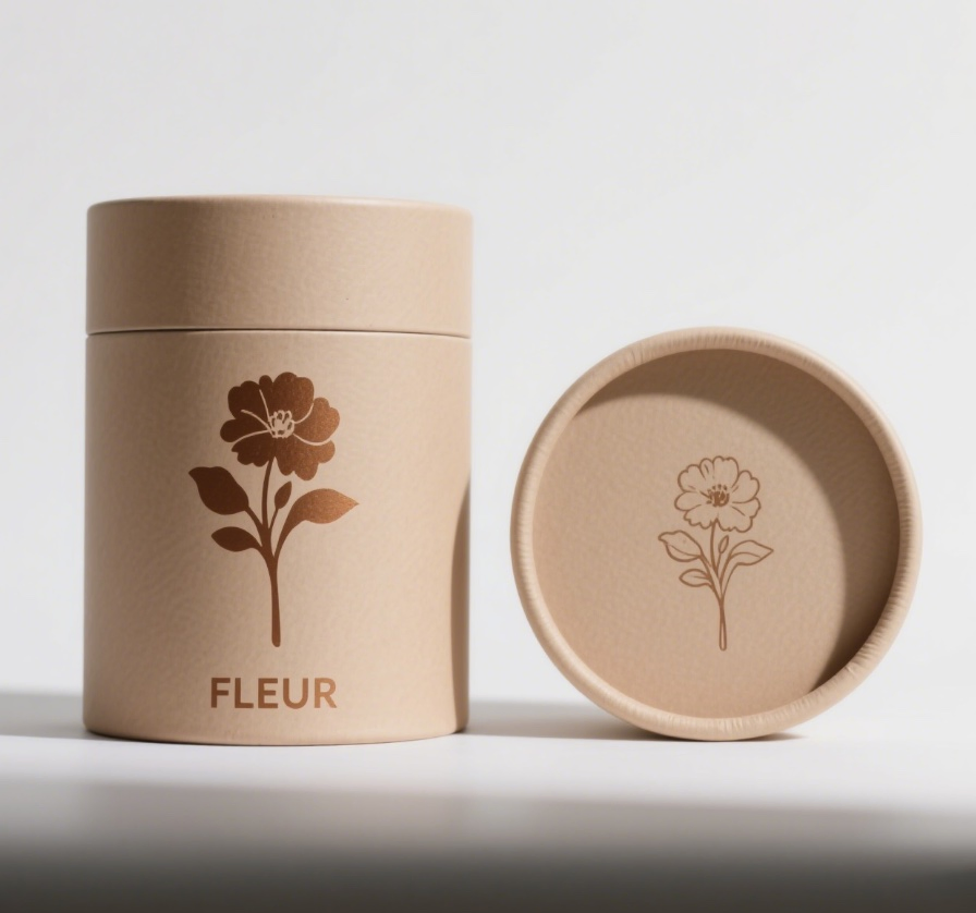 Luxury Customized Cylinder Tube Cosmetics Brush Packaging for Perfume Wine Cosmetics Packaging