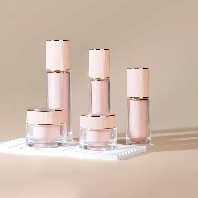 30g 50g Luxury Empty Glass Cosmetic Packaging Cream Container Jar Skincare Set Packaging