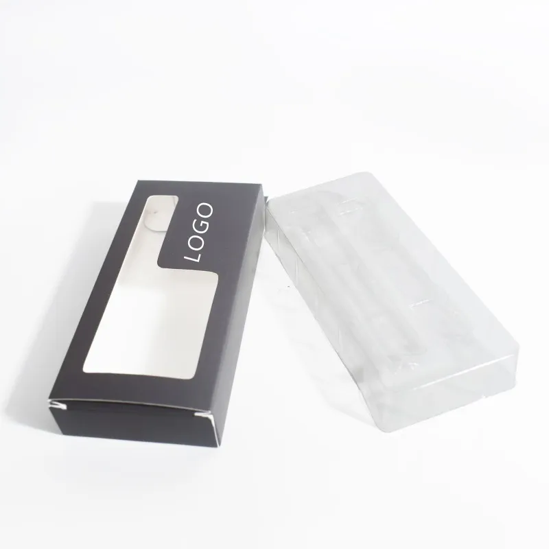 Hot Selling Luxury 1ml Packaging Cr Cartridge Battery Pen with USB Charger Custom Paper Blister Tray