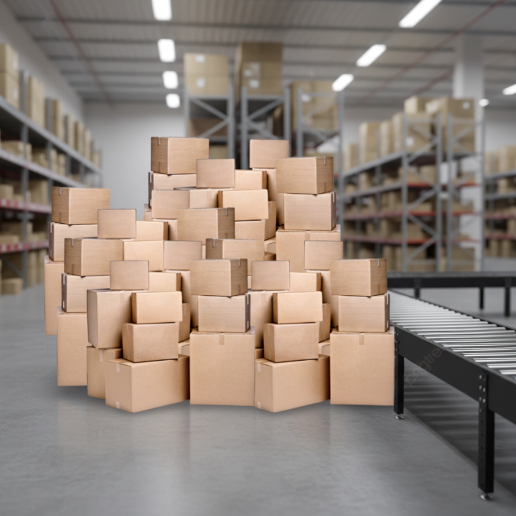 Eco-Friendly Recycled Corrugated Rigid Shipping Carton Box with Printing for Mailing Packaging