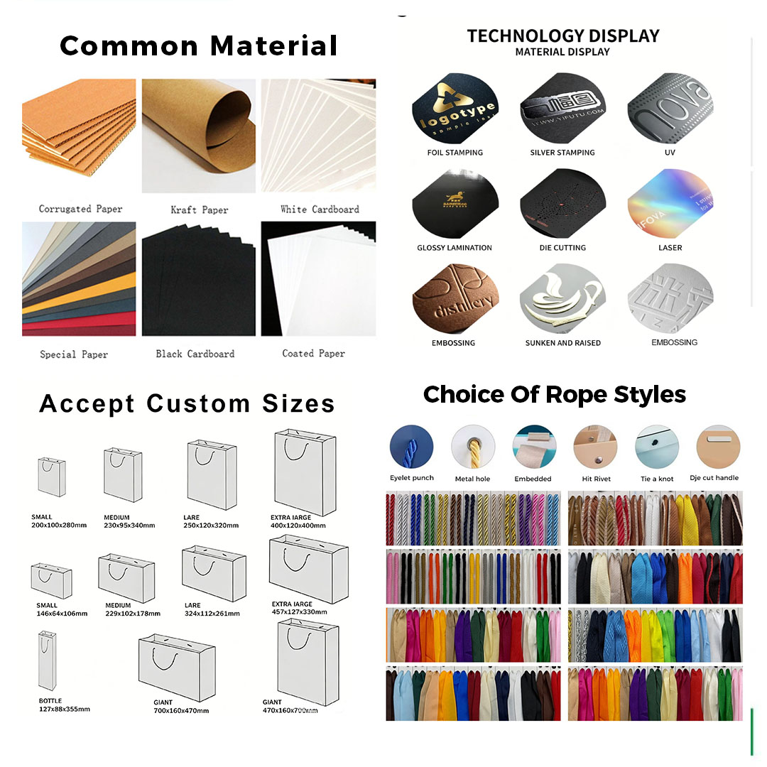 Wholesale Price Custom Printed Paper Bag Environmentally Friendly Shopping High-quality Paper Bags Clothing Packaging Paper Bags