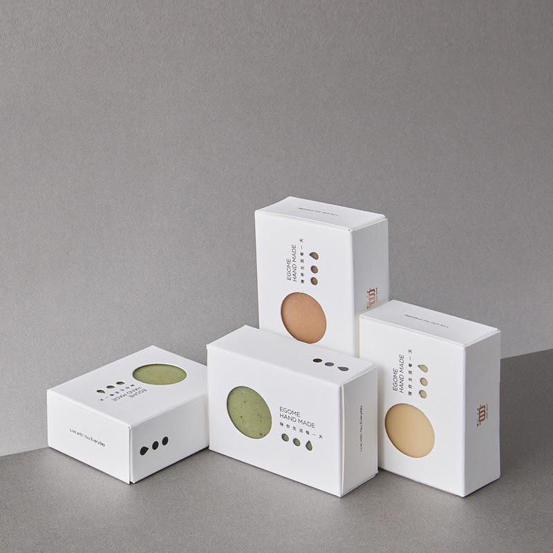 Custom Logo Eco Friendly Cardboard Packaging Kraft Paper Boxes for Soap