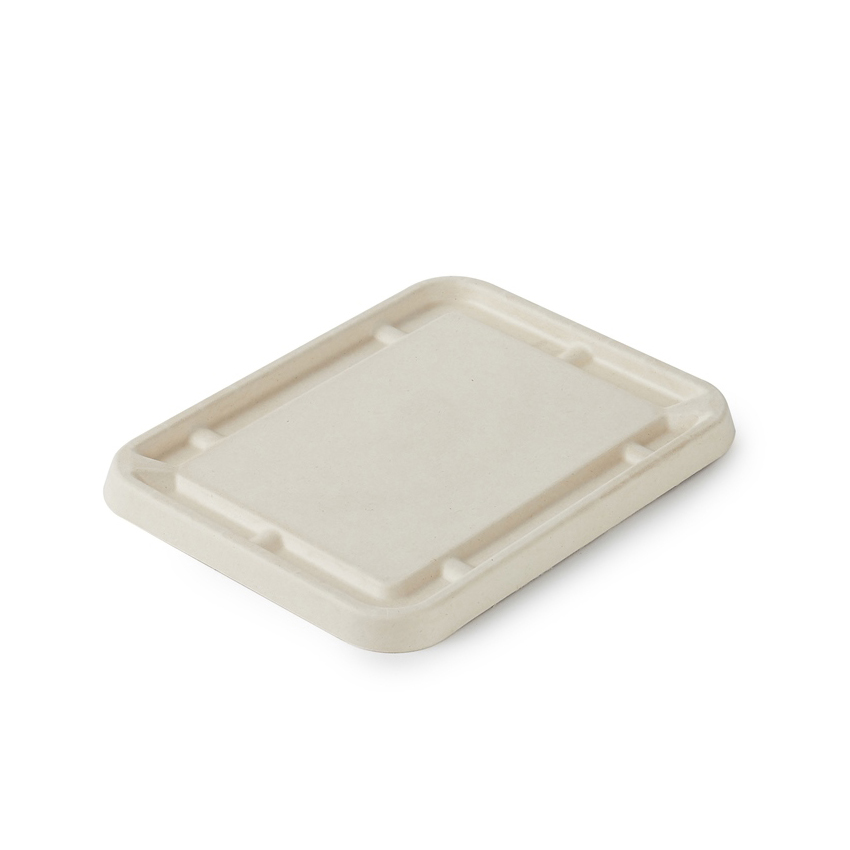 Biodegradable Recycled Sugarcane Molded Round Plate White Food Container Water Oil Proofing 9''/10''/12'' Custom Logo Acceptable
