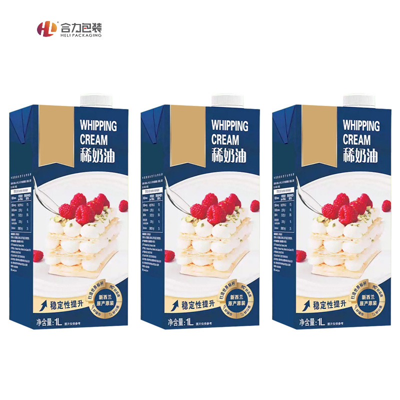 Heli 250ml Liquid Packaging for Beverage Milk Juice Wine Tea Drink