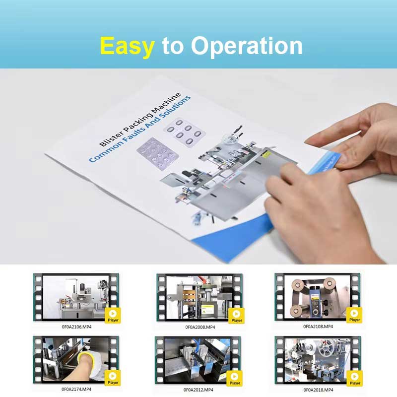 DPB 88 Automation Foil Mini Capsule Blister Package Cover Packing Machine