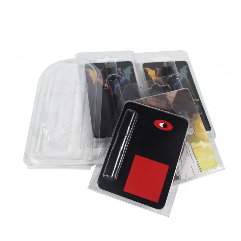 Hot Selling Luxury 1ml Packaging Cr Cartridge Battery Pen with USB Charger Custom Paper Blister Tray