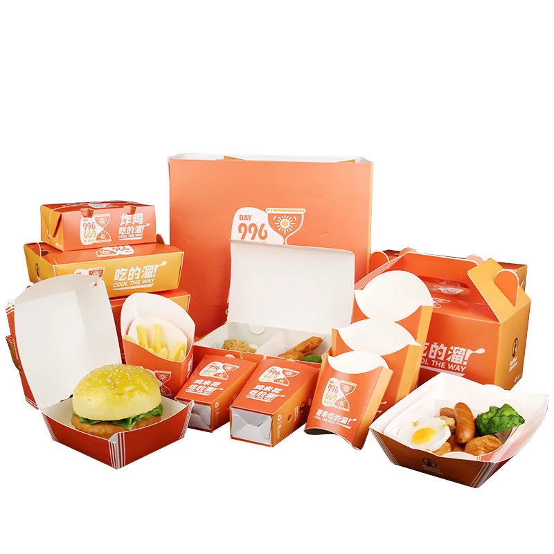 Eco-Friendly Fast Food Packaging: Custom To-Go Boxes for Fried Chicken, Burgers, & French Fries