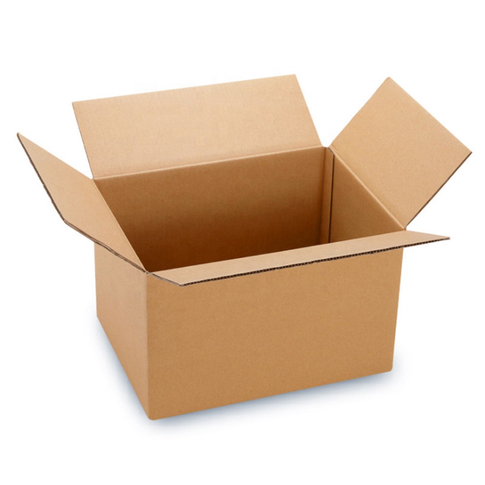 Custom logo Printed Corrugated Packaging Recyclable Box Cardboard Carton Box Shipping Moving Boxes