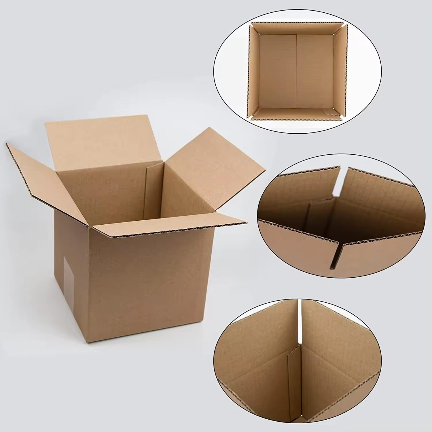 Custom Size 3 5 7 Layer Corrugated Cardboard Product Storage Commercial Kraft Paper Eco Shipping Packaging Carton Box For Pack