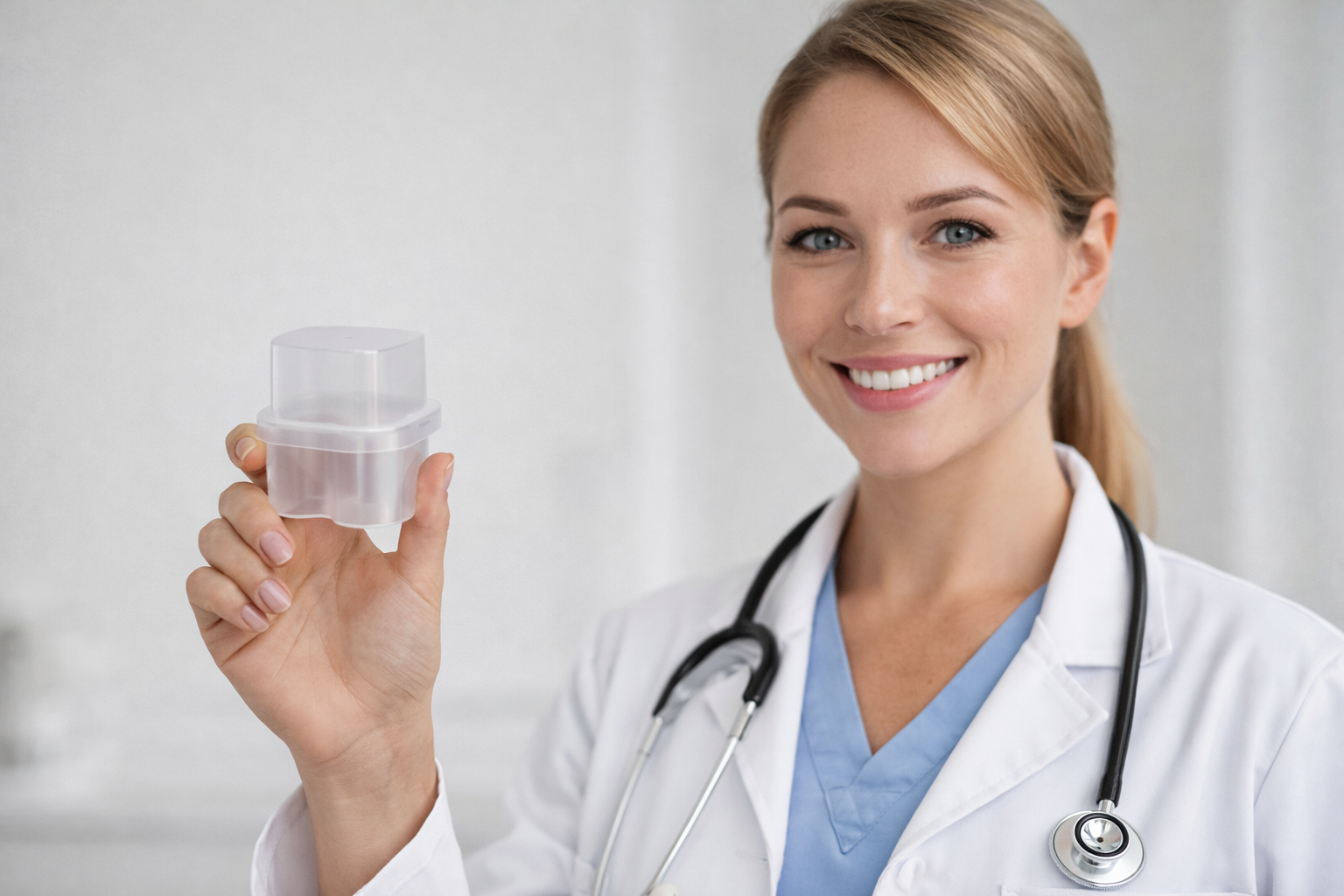 Vial Packaging 10ml 4-Piece PE Plastic Boxes Packaging with Anti-static Feature for Liquid Peptide Vials