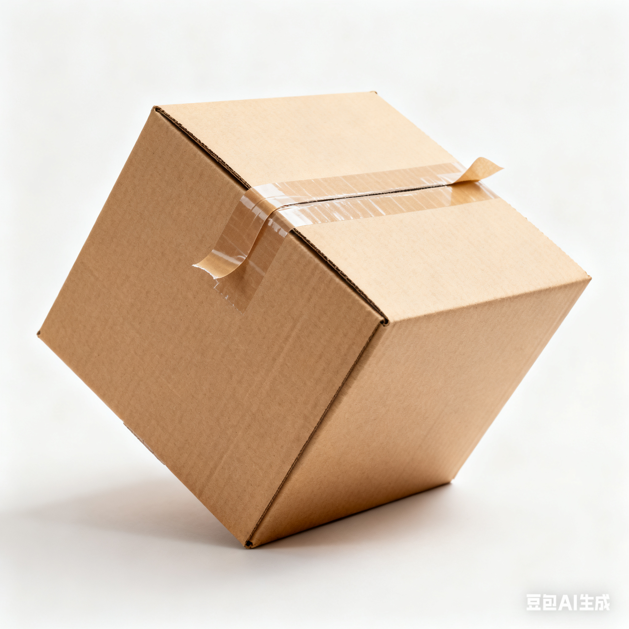 Eco-Friendly Brown Shipping Box - Recyclable Corrugated for Sustainable Packaging