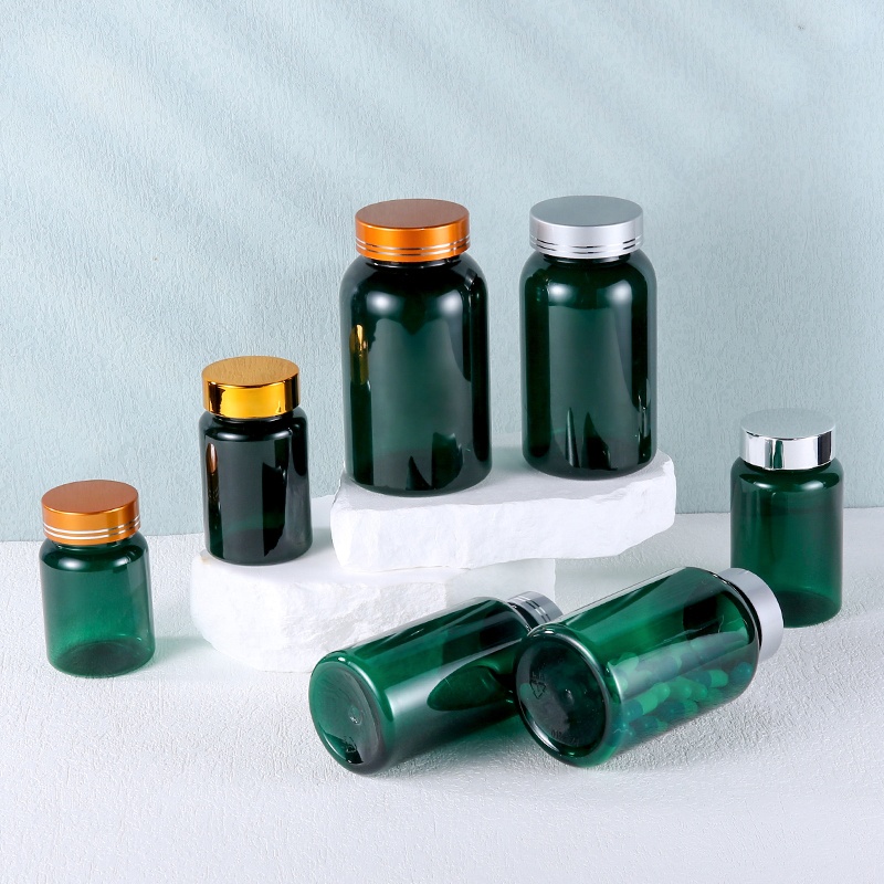 CUSTOMIZED DESIGN Labels 200Ml Pharmacy Pharmaceutical Vitamin Capsule Container Pill PET Bottle Packaging Capsule Tablet