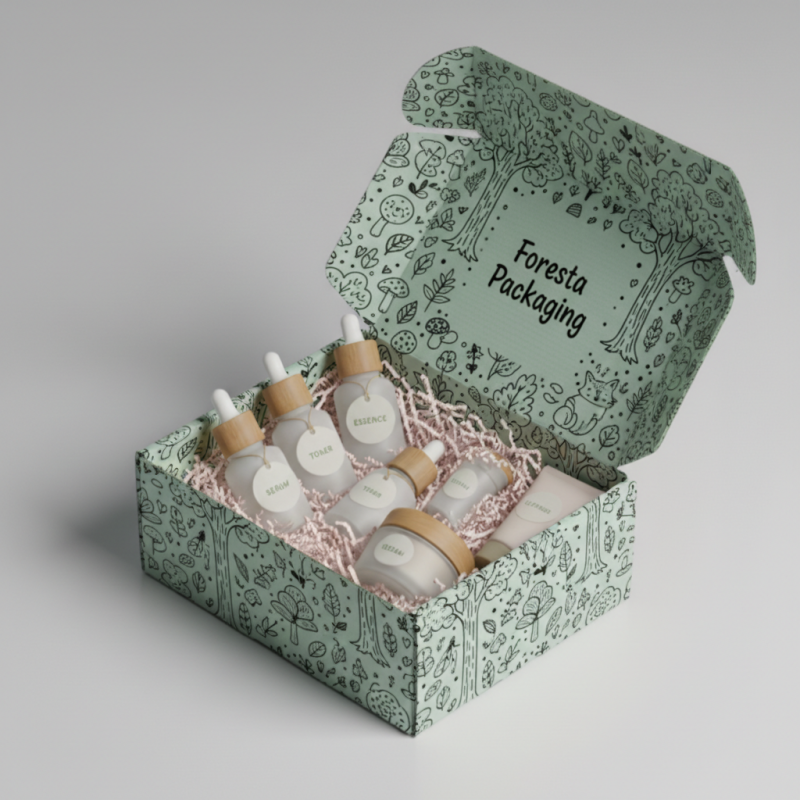 Durable Cardboard Shipping Box with Logo Printing for Product Delivery and Subscription Boxes