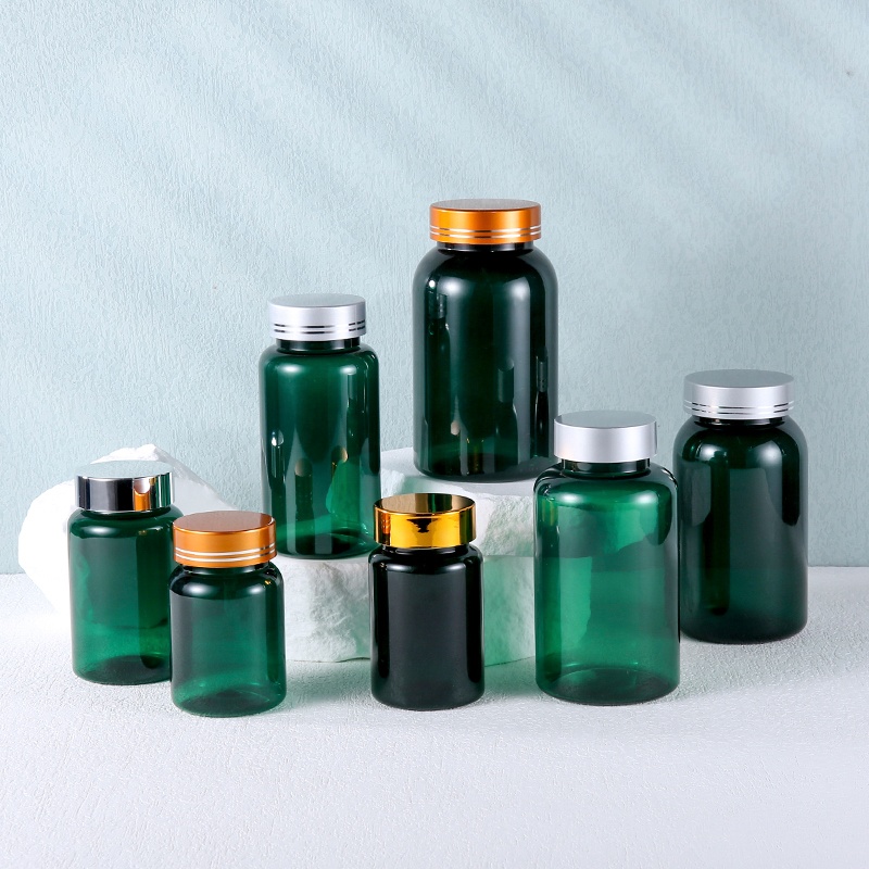CUSTOMIZED DESIGN Labels 200Ml Pharmacy Pharmaceutical Vitamin Capsule Container Pill PET Bottle Packaging Capsule Tablet