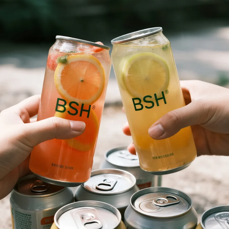 2025 Hot Sale Drink Shop Can Beverage Cake Juice Soda Bottles Pet Plastic Cans