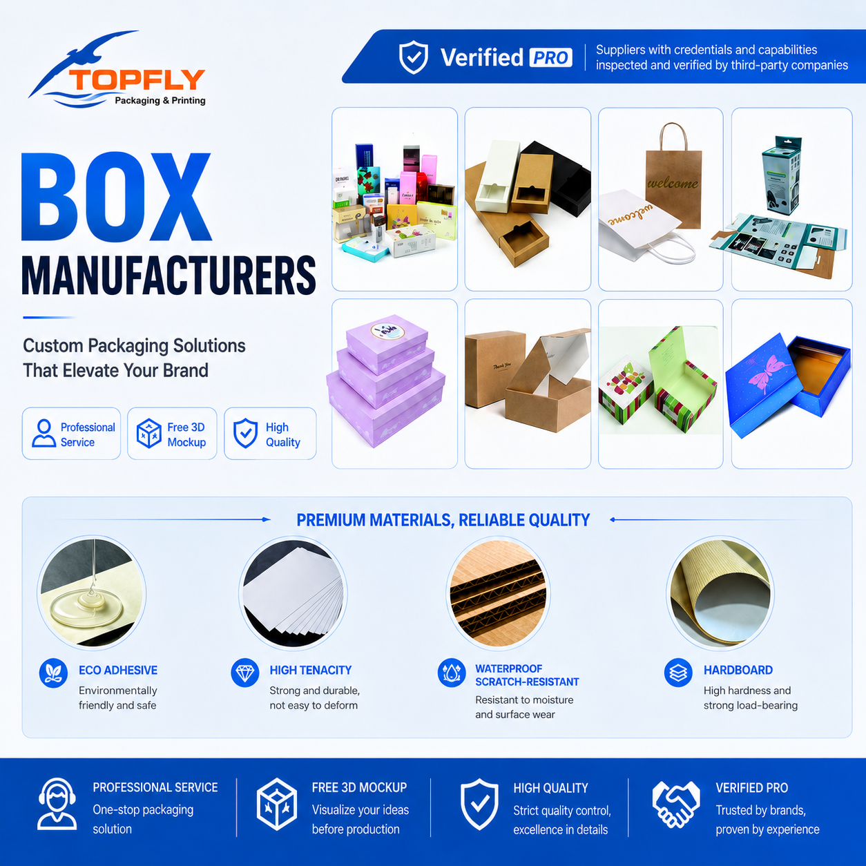 Custom Two-Tone Recyclable Corrugated Rigid Mailer Box Personalized Logo Shipping Box for Small Business