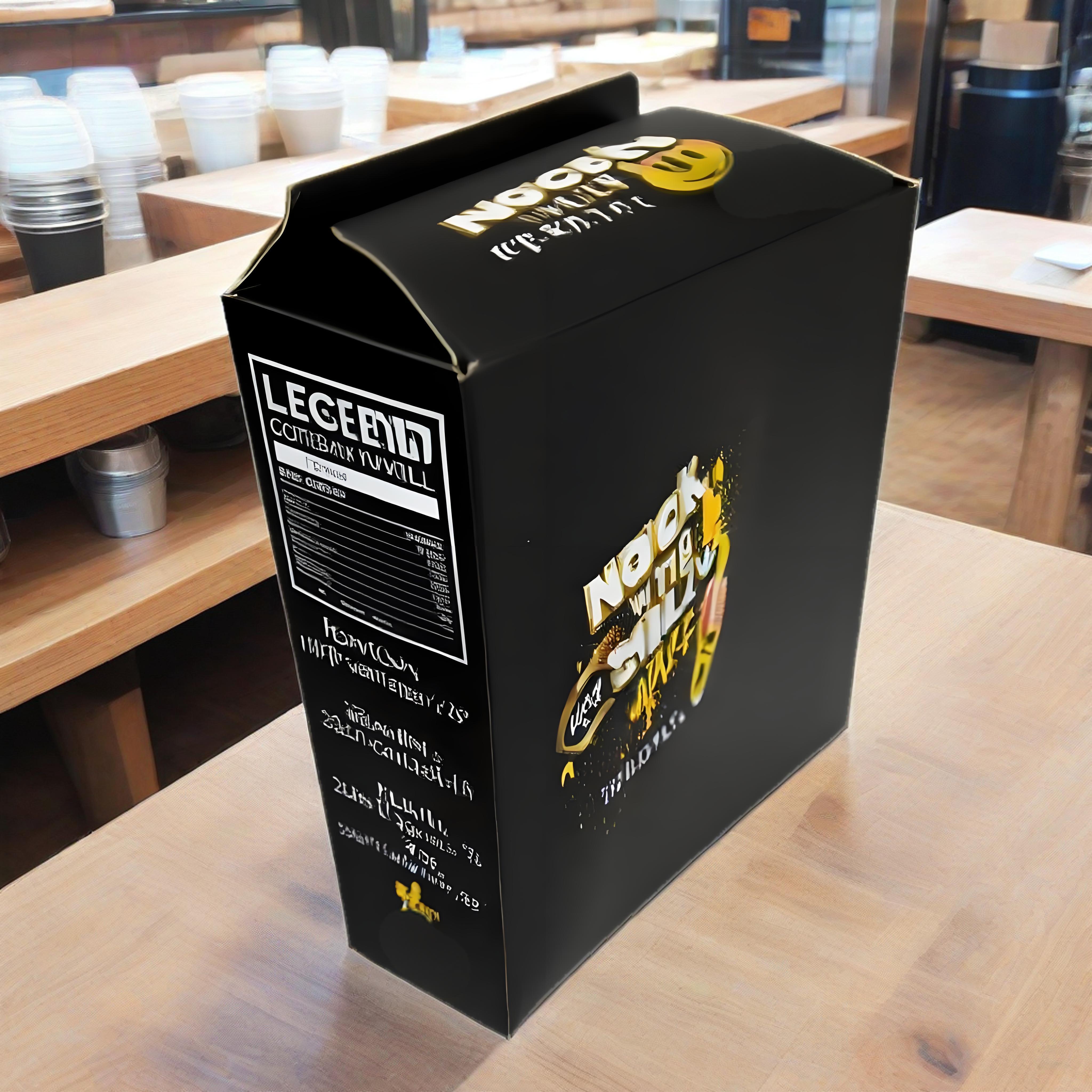 Wholesale Foldable Clothing Hoodies Custom Logo Design Art Paper Cereal Box Packaging for Clothes Food Use Stamping Printing