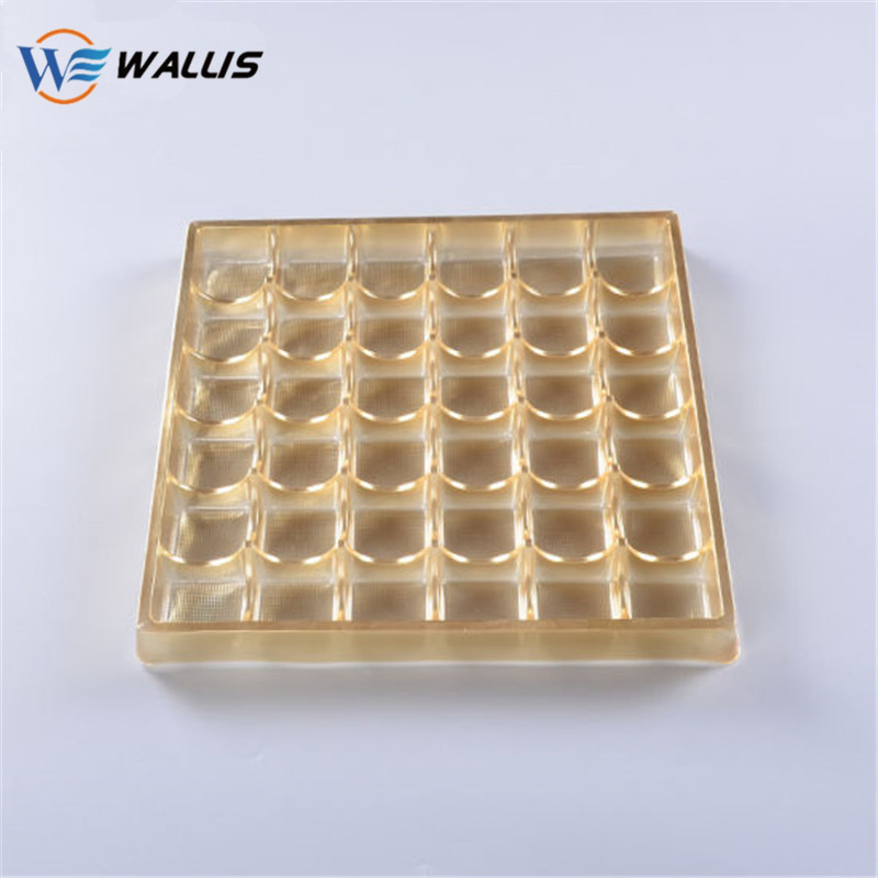 Pet Polyethylene PVC PP PS Blister Vacuum Forming Clear White Matte Packaging for Cosmetics or Wine Bottle Tray