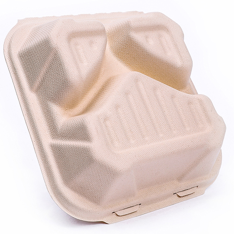 Top Sale Eco-Friendly Disposable Biodegradable Compostable Lunch Box Sugarcane Food Pack
